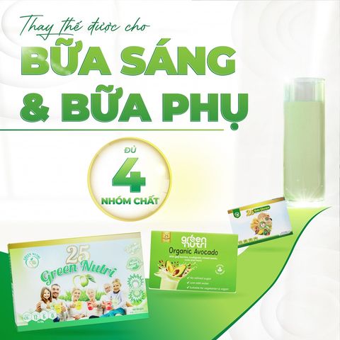 Sữa Hạt Ngũ Cốc 25 Green Nutri Hộp 625g - Thực Phẩm Chức Năng Dinh Dưỡng, Thuần Chay, Không Đường Tinh Luyện